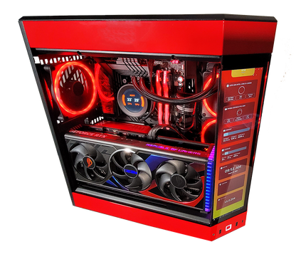 XOTIC PC GX13 HYTE Y60 RED EYE Black Label Gaming Desktop w/ INTEL Z790 & DDR5