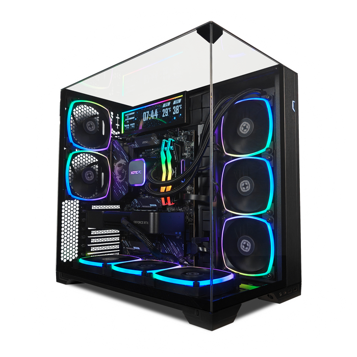 XOTIC PC Vision Compact Stealth Gaming PC, NVIDIA GeForce RTX 5070, Ryzen 7 9700X, 32GB DDR5, 2TB SSD