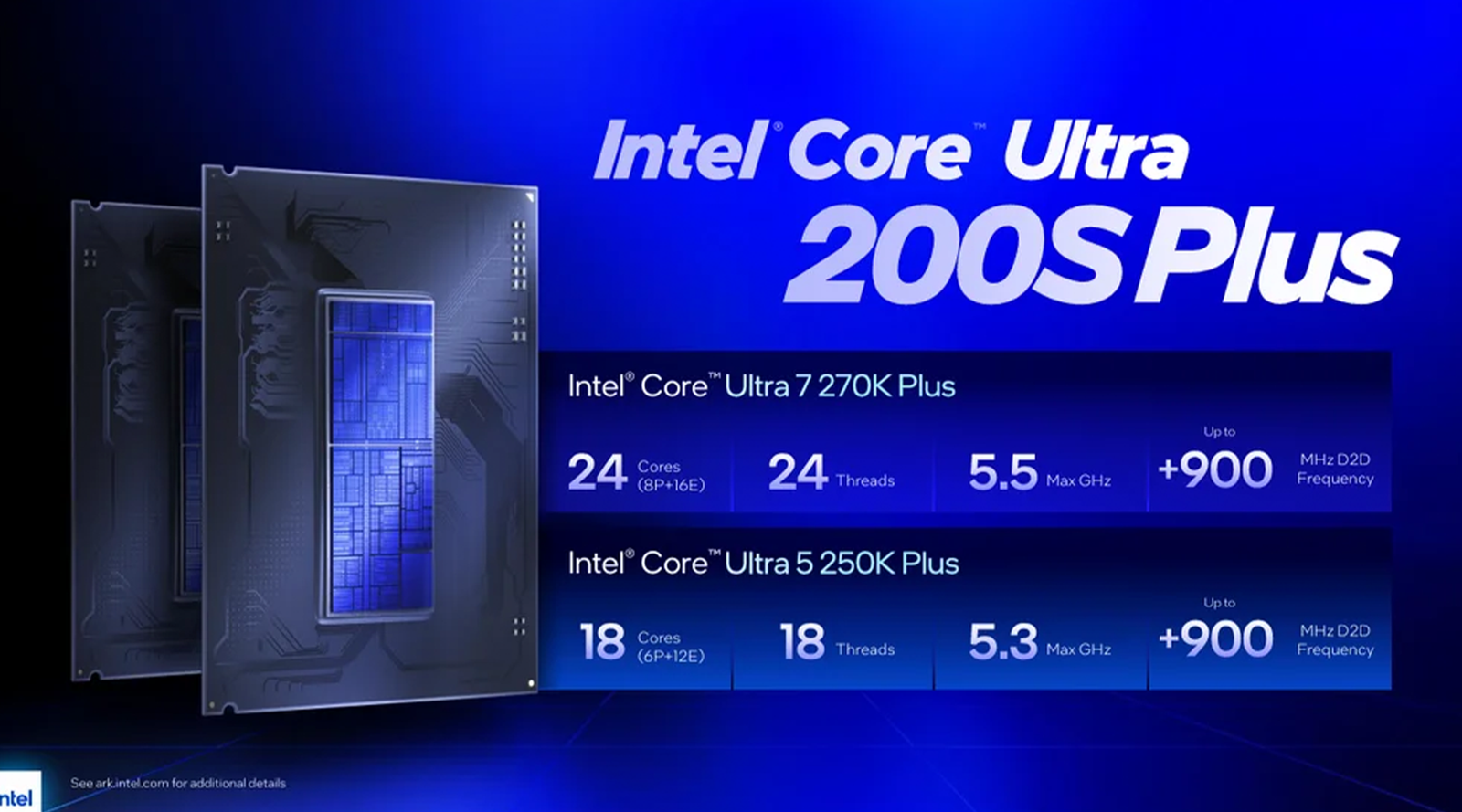 Unveiling Intel Core Ultra 7 270K Plus and 5 250K Plus Specs