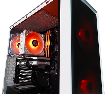 XOTIC G2 Focus Ghost Ready to Ship Gaming Desktop w/ Intel B660 & DDR4