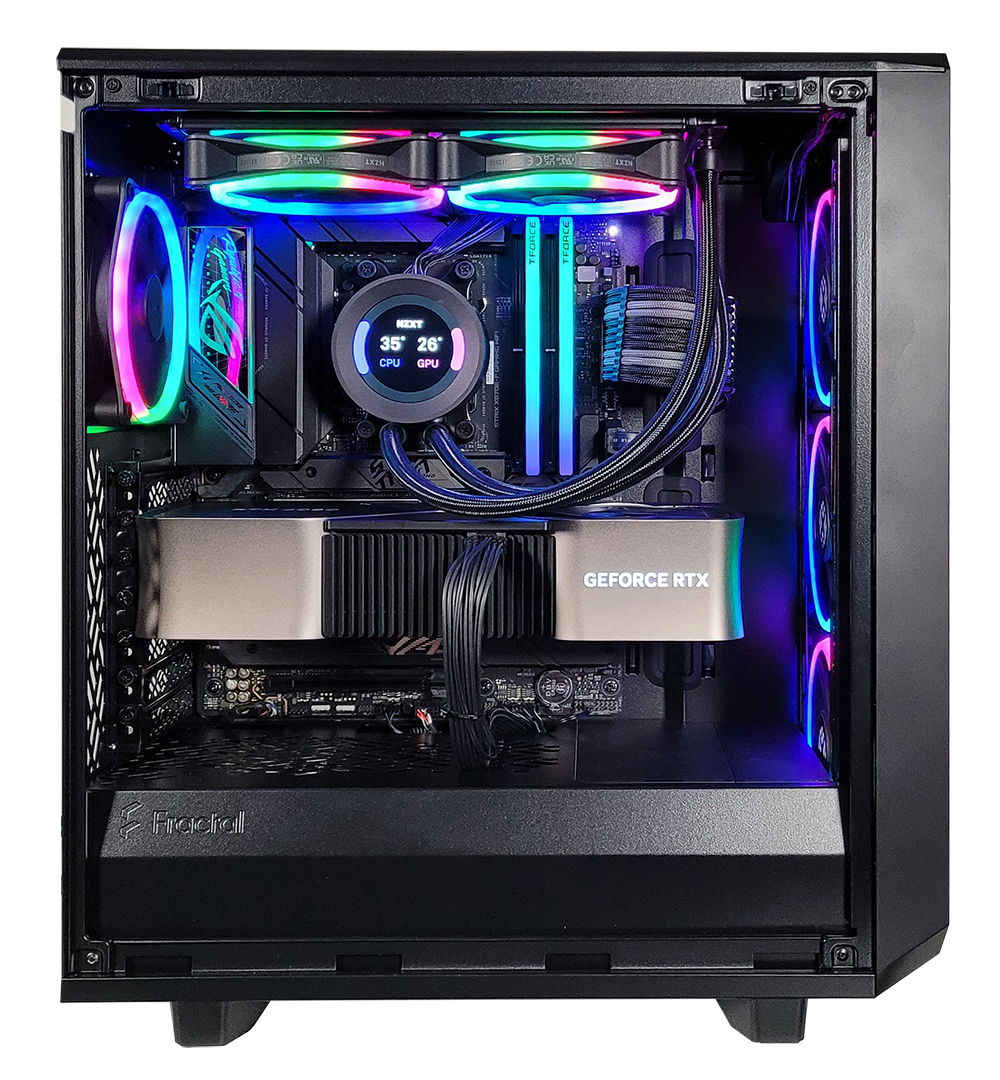 XOTIC PC G3 MESHIFY DARK Black Label Gaming Desktop w/ AMD X670 RYZEN & DDR5