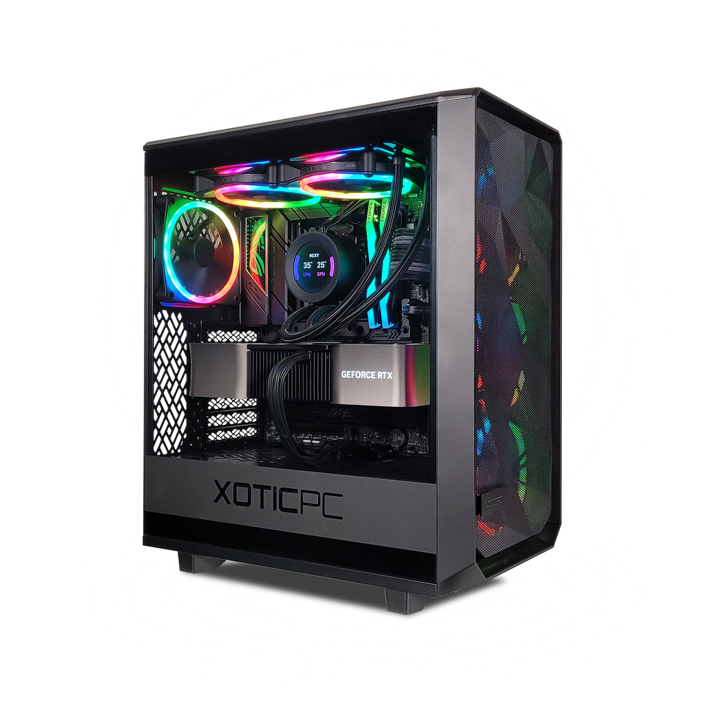 XOTIC PC G3 MESHIFY DARK Black Label Gaming Desktop w/ AMD X670 RYZEN & DDR5