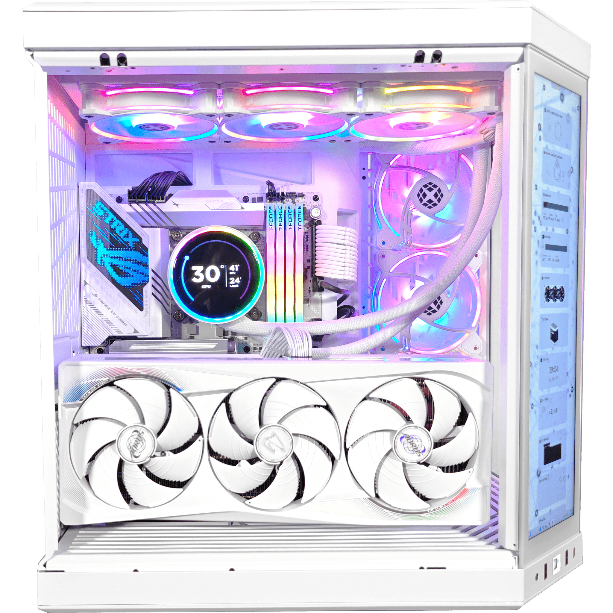 GX13 HYTE GHOST Black Label Gaming Desktop w/ INTEL Z890 & DDR5