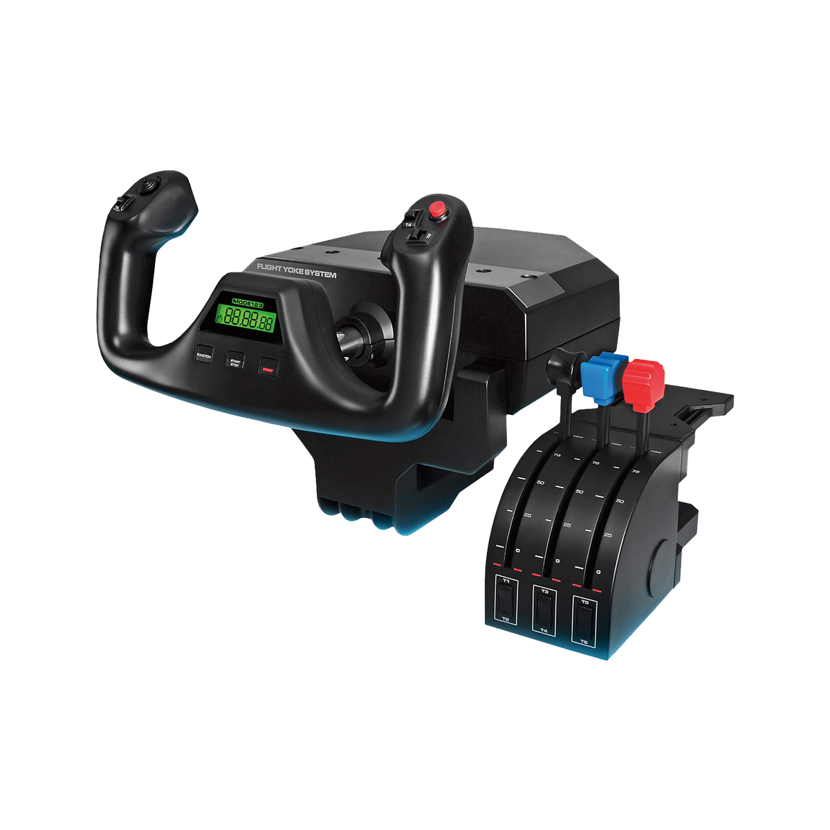 Logitech Fly Logitech G PRO Flight Yoke System with Throttle Quadrant for PC Flight ...