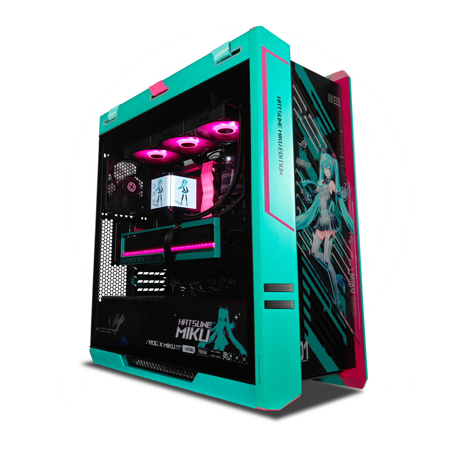 ROG Strix Helios II Hatsune Miku Ultimate Edition Ready to Ship Gaming