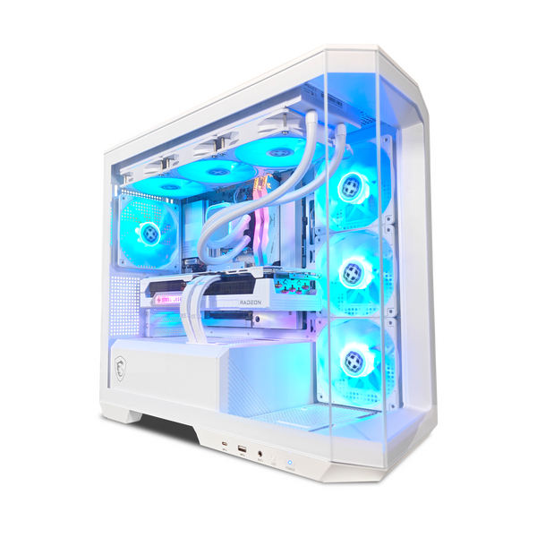 XOTIC PC Pano Ghost X Extreme Gaming PC, AMD Ryzen 7 7800X3D, Radeon RX 9070 XT, 32GB DDR5, 2TB SSD