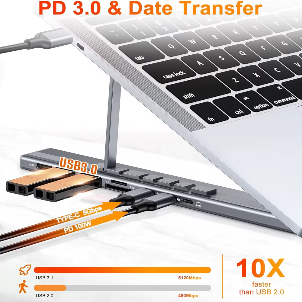 XOTIC PC Aluminum Notebook Docking Station Stand