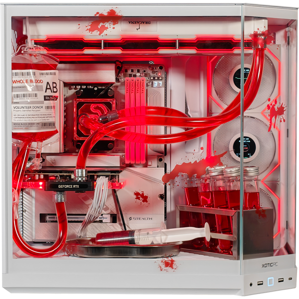 XOTIC PC The Autopsy Gaming PC RTX 5080 Ryzen 7 9850X3D 64GB 2TB SSD