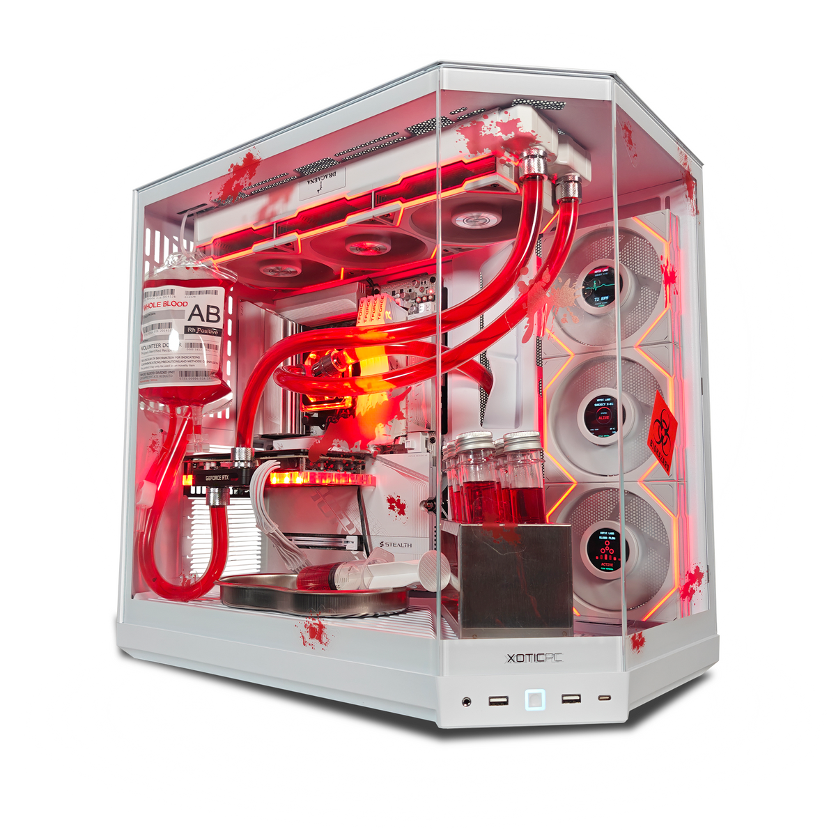 Pc Mastercard Options XOTIC PC The Autopsy Gaming PC RTX 5080 Ryzen 7 9850X3D 64GB 2TB SSD