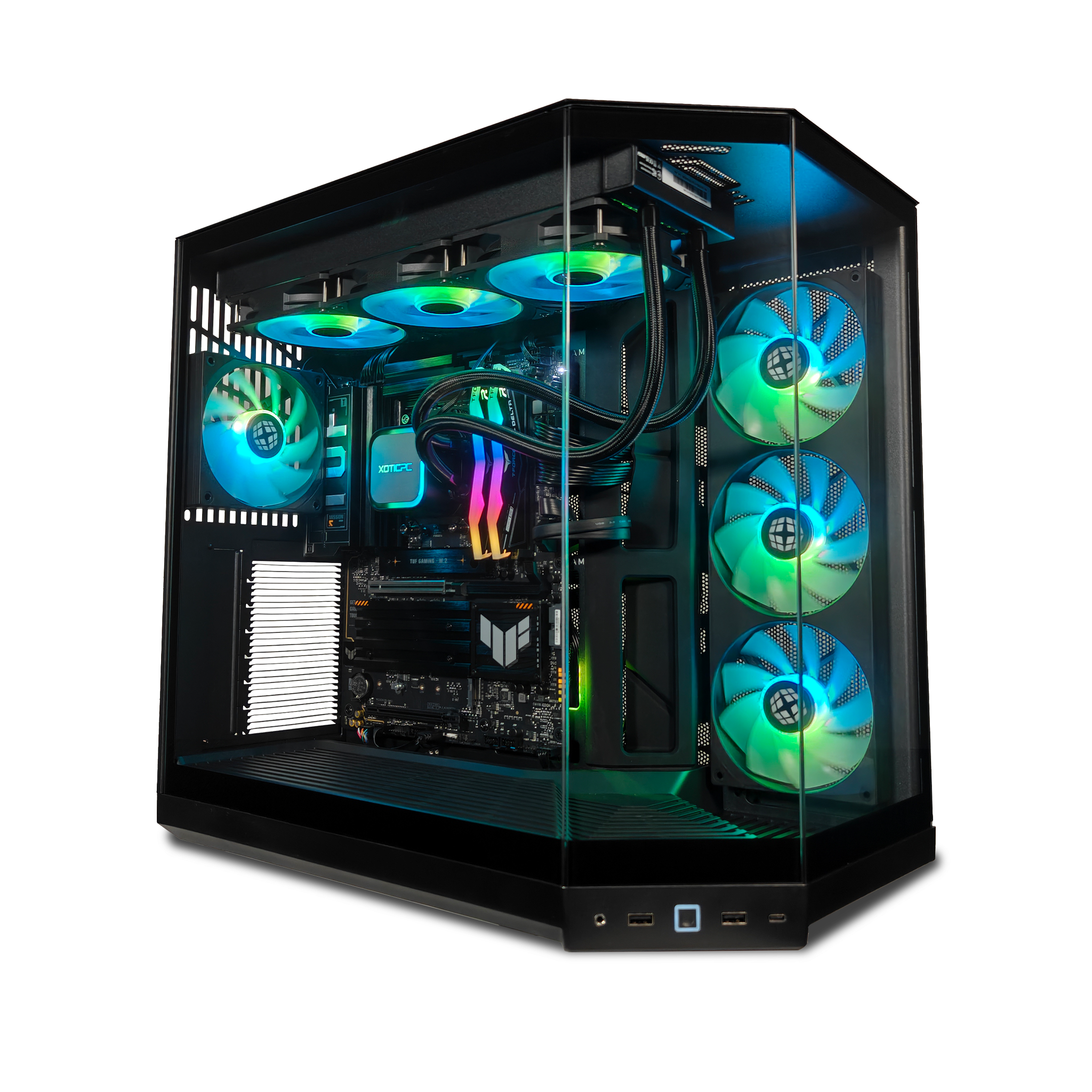 XOTIC PC Y50 Core Gaming PC - Add Your Own GPU - AMD Ryzen 7 9800X3D, 32GB DDR5, 1TB SSD