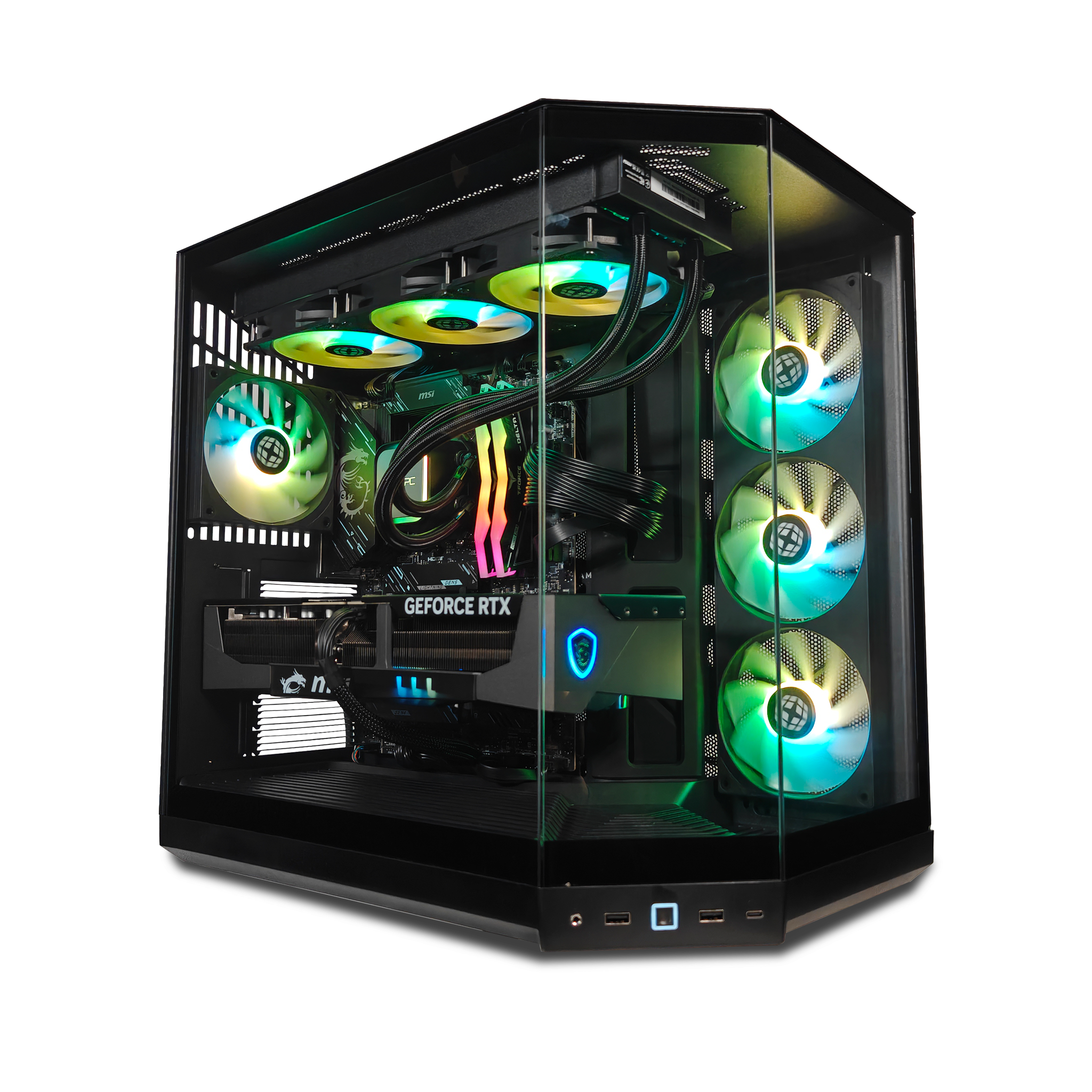XOTIC PC Y50 Epic Gaming PC, NVIDIA GeForce RTX 5090, AMD Ryzen 7 9850X3D, 32GB DDR5, 2TB SSD