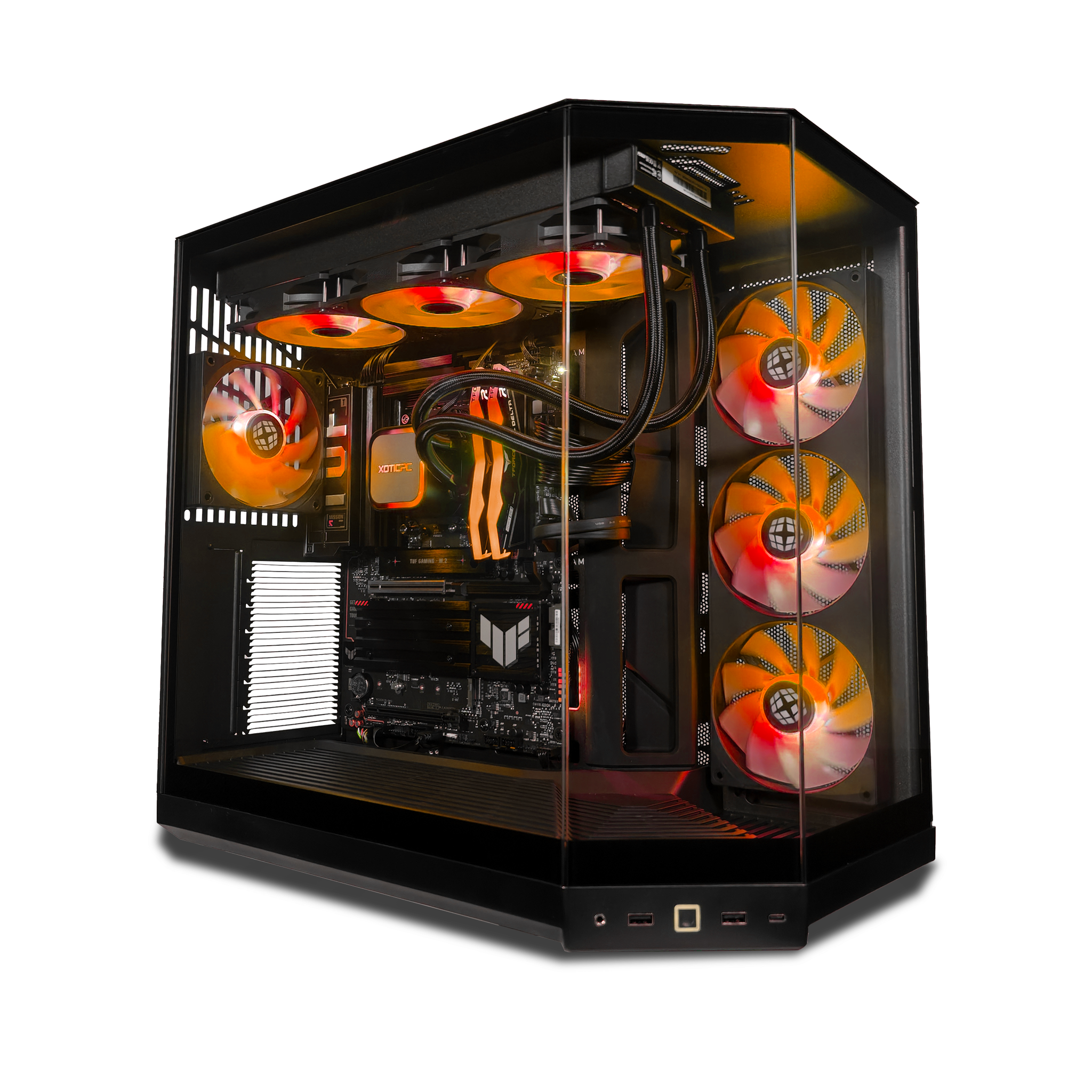 XOTIC PC Y50 Core Gaming PC - Add Your Own GPU - AMD Ryzen 7 9800X3D, 32GB DDR5, 1TB SSD
