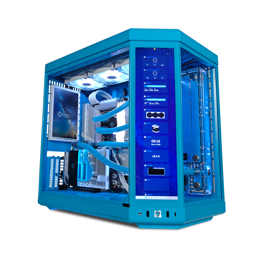 Y70 Blueberry Black Label Gaming Desktop w/ AMD X870 & DDR5