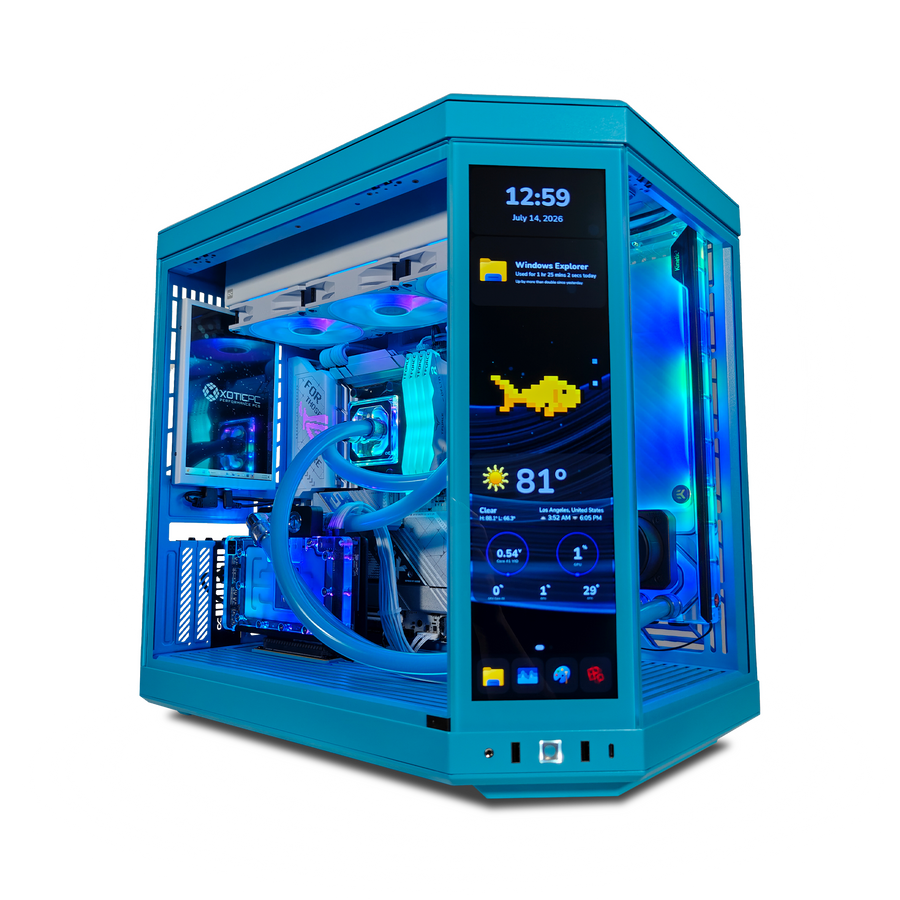 Y70 Blueberry Ultimate X Black Label Gaming PC, Ryzen 7 9800X3D, RTX 5080, 64GB DDR5, 2TB SSD