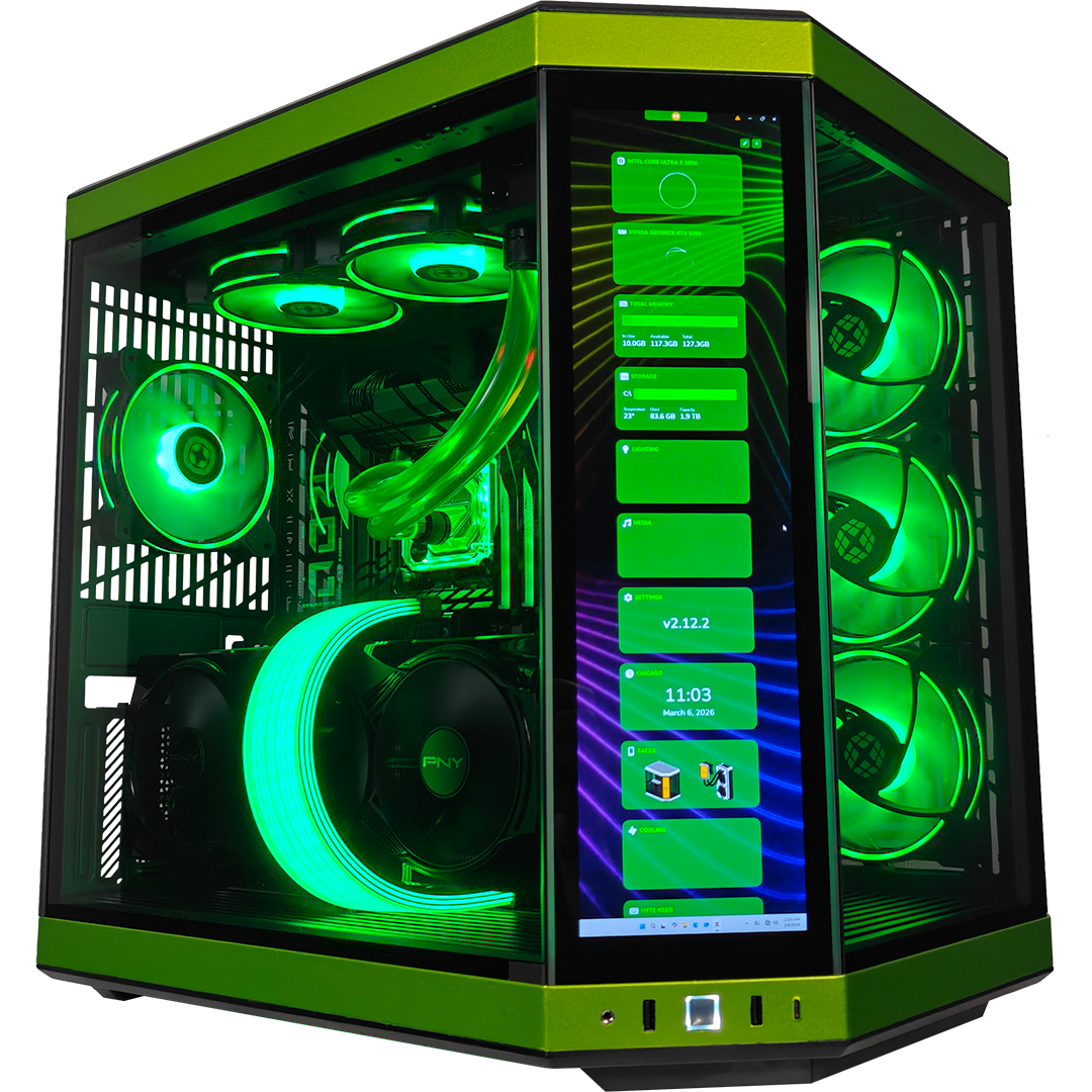 Y70 Mean Green Epic Black Label Gaming Desktop