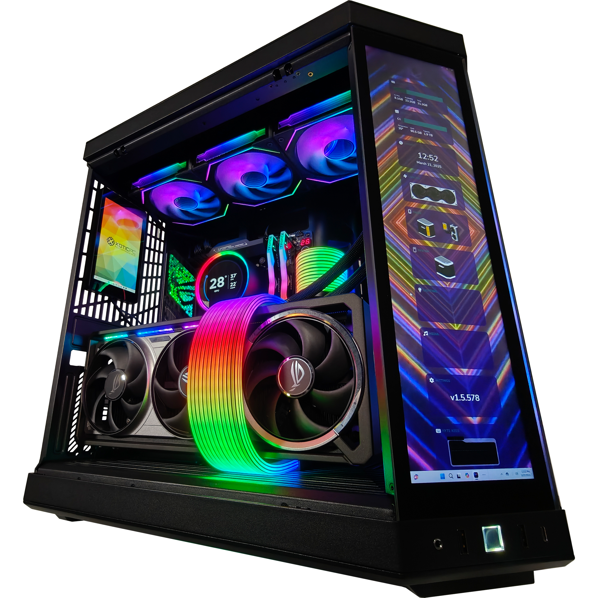 XOTIC PC GX13 HYTE Custom Built Gaming Desktop PC