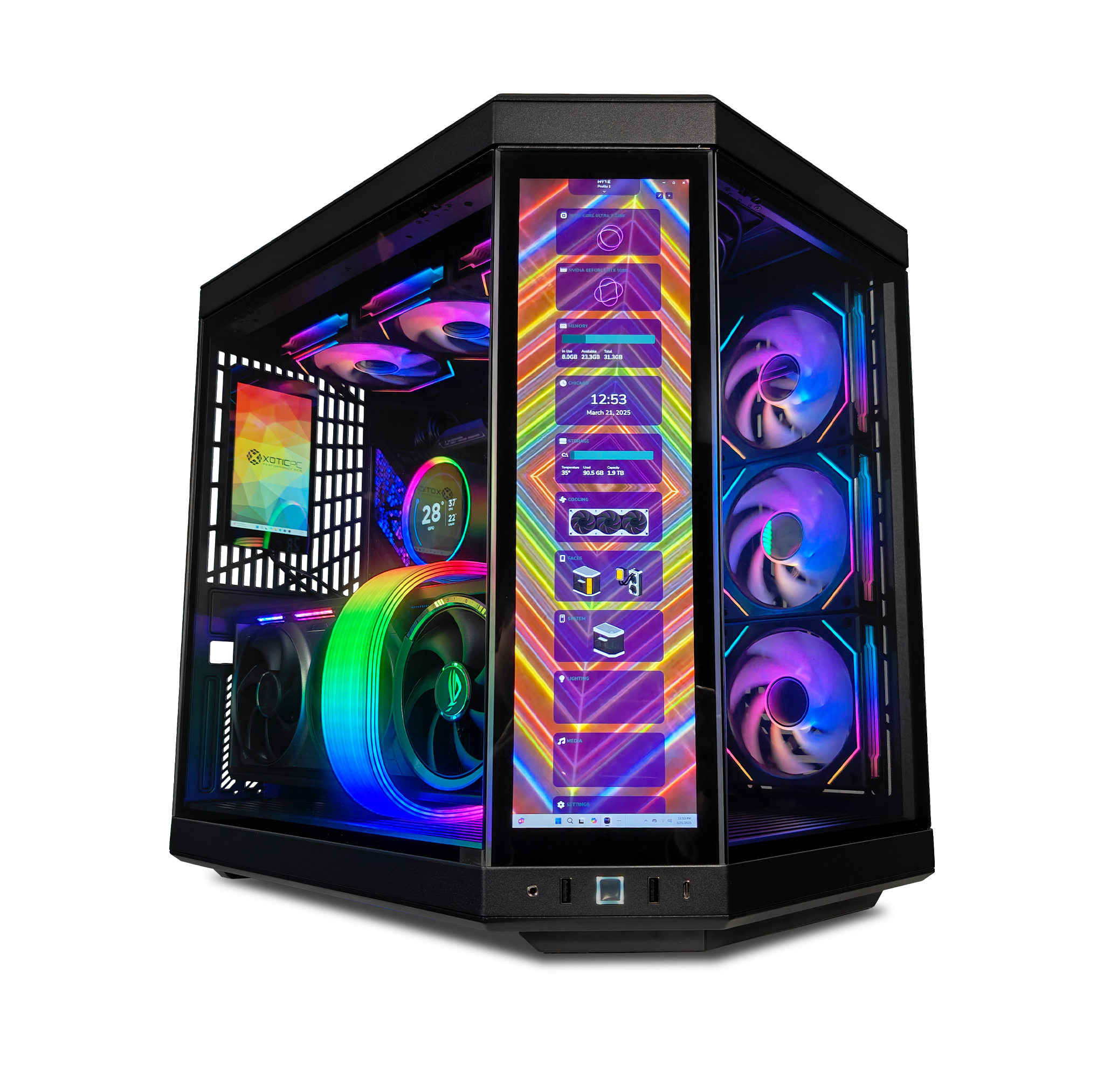 XOTIC PC GX13 HYTE Custom Built Gaming Desktop PC