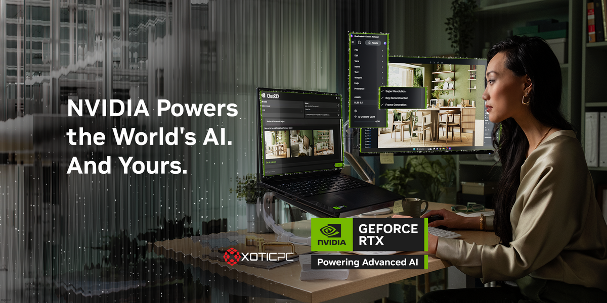 NVIDIA AI Laptops | RTX AI Notebooks for Creators & Local AI – XOTIC PC