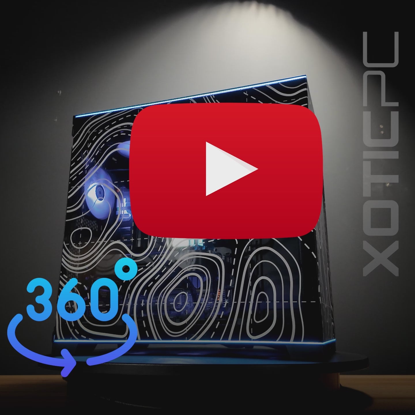 EVO O11D Topography Dark Ready to Ship Gaming PC