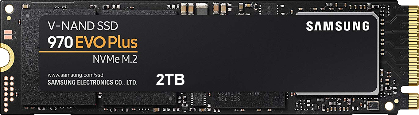 2TB Samsung 970 EVO M.2 PCIe NVMe SSD - SKU 5013SGR