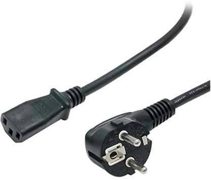 EU European Power Cable Euro Plug IEC C13 AC Power Extension Cord 1.5m 5ft for Desktop PC Computer
