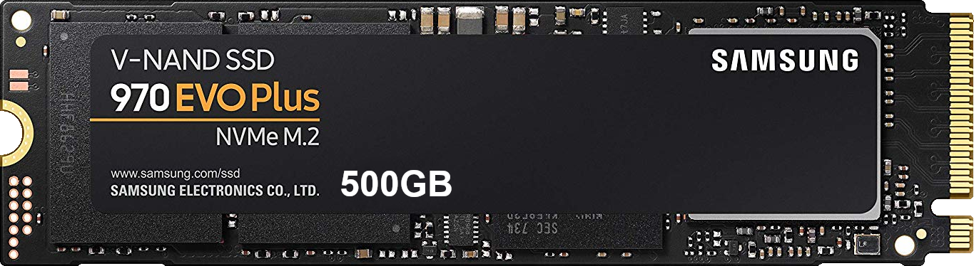 500GB Samsung 970 EVO PLUS M.2 PCIe NVMe SSD - SKU 20026SGR