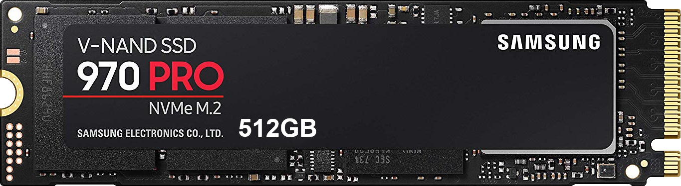 512GB Samsung 970 PRO M.2 PCIe NVMe SSD - SKU 20029SGR
