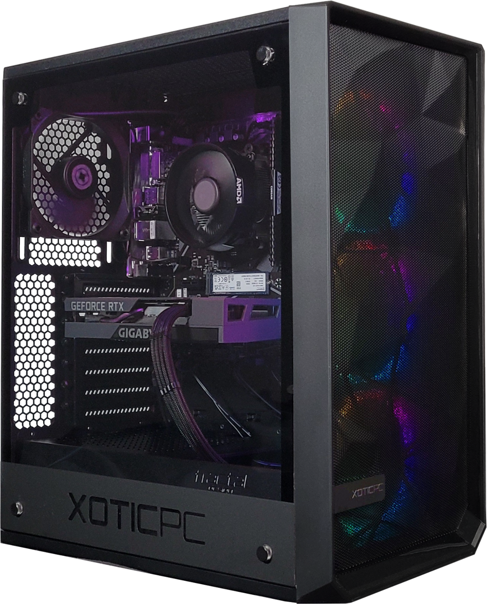 XOTIC PC G3 Meshify Advanced Ready to Ship Gaming Desktop w/ AMD X570 RYZEN & DDR4