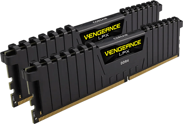 8GB DDR4 2666MHz CORSAIR VENGEANCE LPX (2x 4GB) DIMM Memory