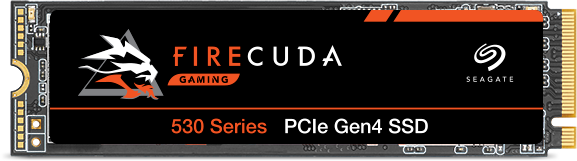 4TB Seagate Firecuda 530 M.2 GEN 4 NVMe SSD - Upgrade from 512GB